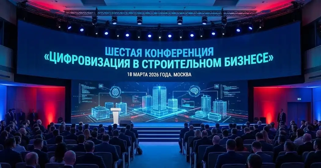 18 марта 2026 года в Москве пройдет Шестая конференция «Цифровизация в строительном бизнесе»
