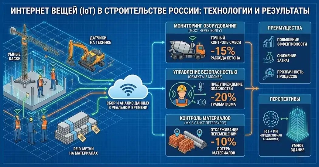 Влияние IoT на строительство в России