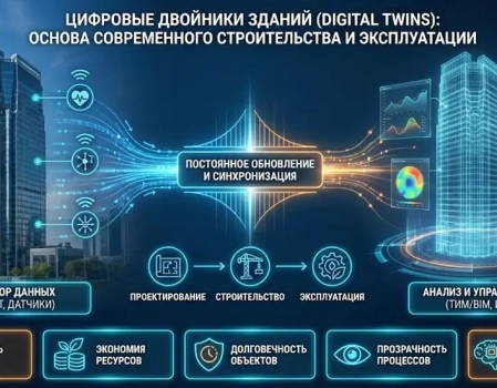 Цифровые двойники зданий: новый стандарт строительства